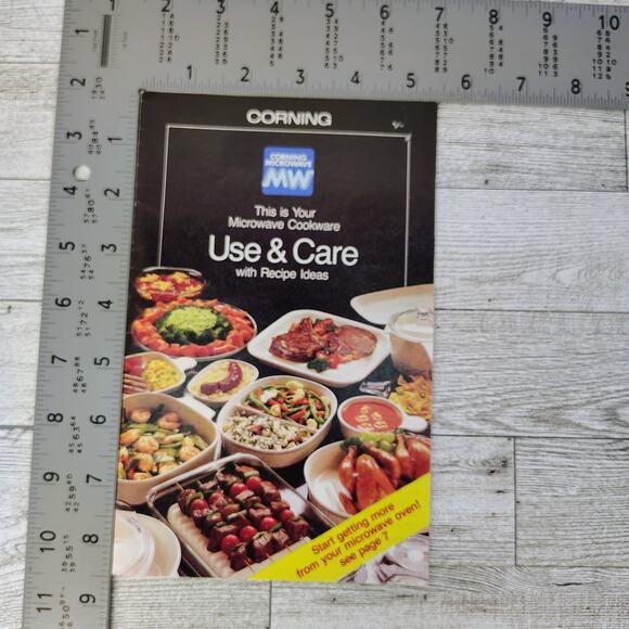 Corning Microwave Cookware Use & Care with Recipe Ideas Vtg Booklet VERY GOOD - Picture 8 of 13